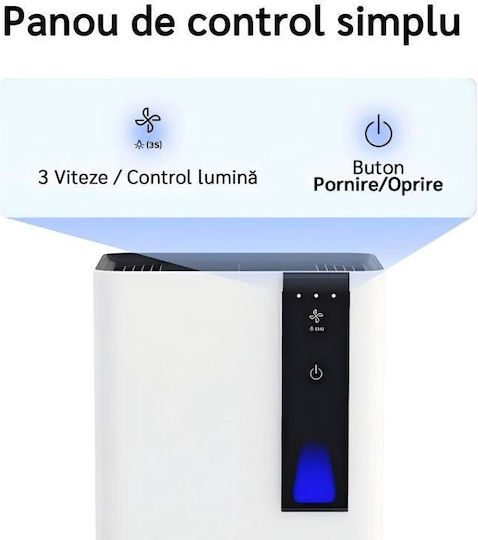 EvoAir Hidry Plus Dezumidificator Cu Compresor Și Wi-Fi 0.9lt
