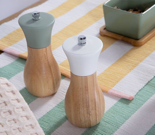 Μύλος Αλατιού Πιπεριού Flop 6x14 Green Nef-nef Homeware Κεραμικό Ξύλο Μύλος Αλατιού Πιπεριού Flop 6x14 Green Nef-nef Homeware Κεραμικό Ξύλο