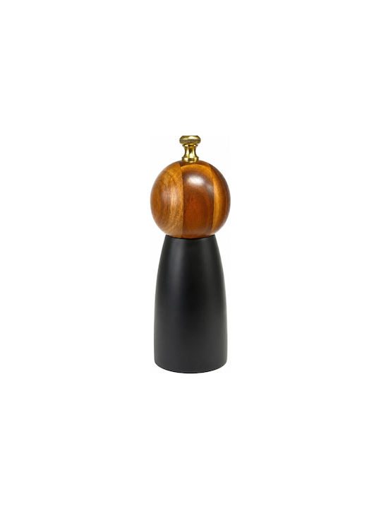 Yuk Manual Set Spice Mills made of Wood in Black Color 1pcs