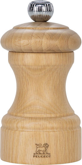 Peugeot Bistro Manual Wooden Spice Mill Set 10cm Chocolate - Natural 2pcs