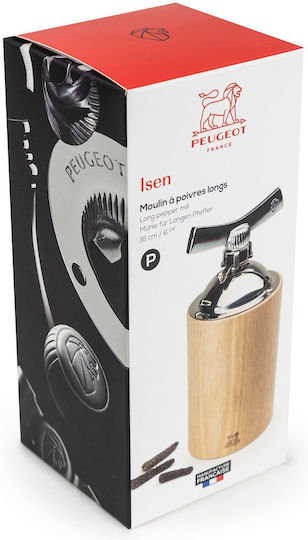 Peugeot Isen Handbuch Gewürzmühlen Hölzernes Natural 16cm 1Stück