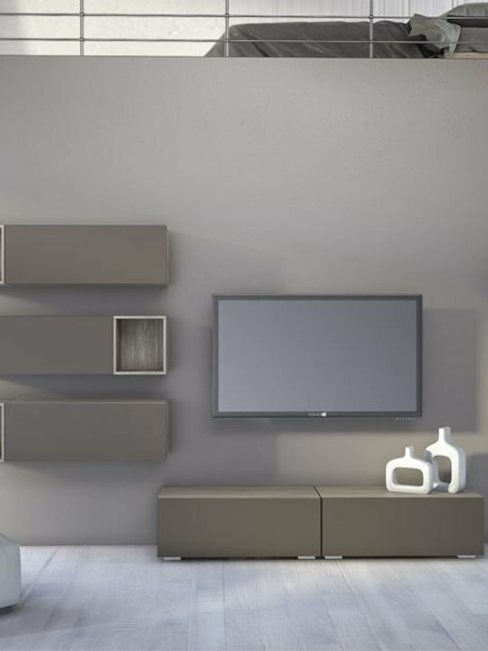 Smart No 7C Living Room TV Unit Gray L338xW45xH150cm
