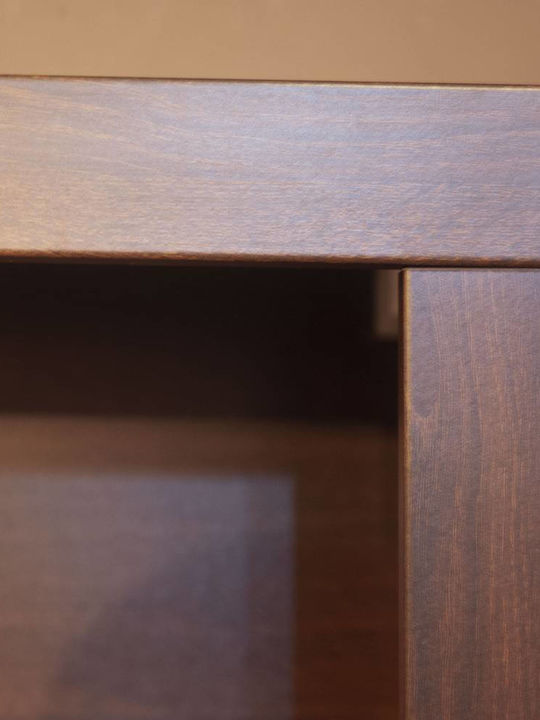 Σύνθετο Σαλονιού Floks Wenge / Λευκό Μ170xΒ41xΥ170εκ.