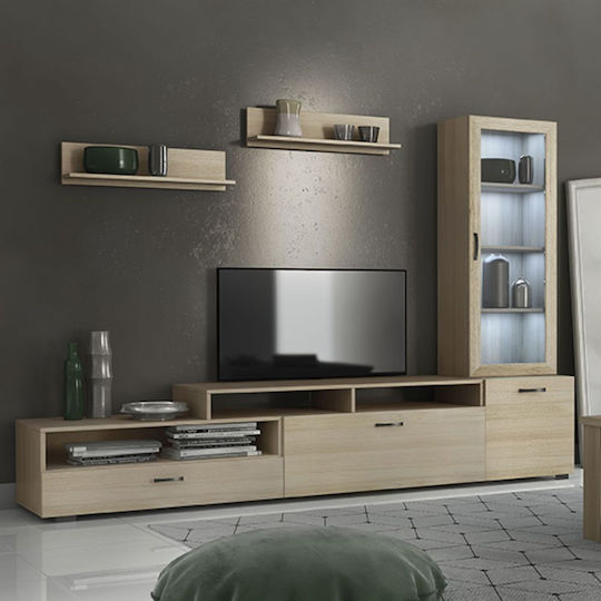Wohnzimmer TV-Einheit N28 Braune M225xB45cm
