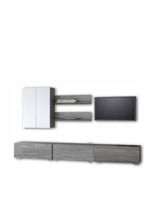 Smart No 8C Living Room TV Unit Gray L303xW45xH170cm