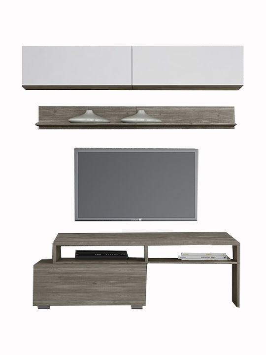 Smart No 3 Living Room TV Unit White L101xW45xH180cm