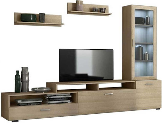 Wohnzimmer TV-Einheit N28 Braune M225xB45cm