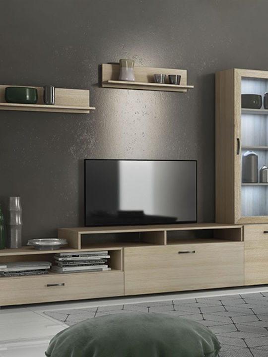 Living Room TV Unit N28 Brown L225xW45cm