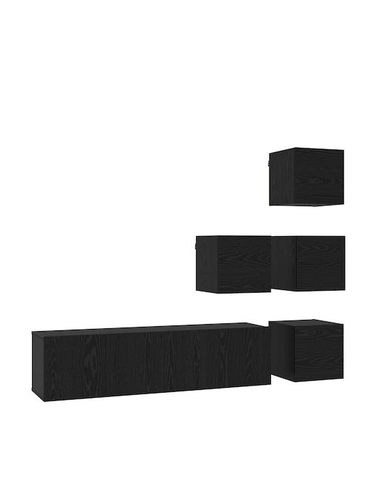 vidaXL Wohnzimmer TV-Einheit Schwarze Eiche M60xB30xH30cm