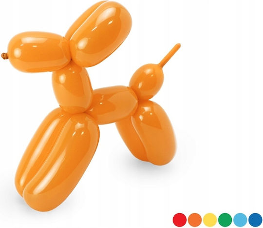 Zusammensetzung mit 30 Luftballons Blumen Orange 130cm