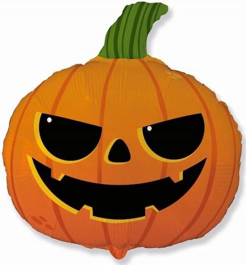 Σετ 16 Μπαλόνια Halloween Latex Πορτοκαλί Jumbo 72εκ.