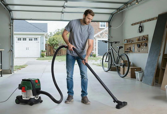 Bosch PAS15-220 Wet Dry Vacuum 1200W with Stainless Steel Container 15L