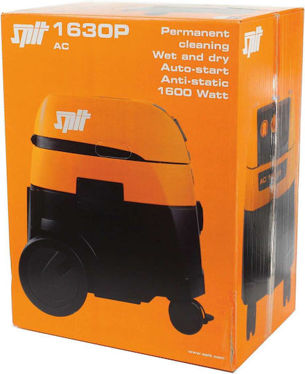 Spit Σκούπα Υγρών / Στερεών 1600W με Πλαστικό Κάδο 32lt