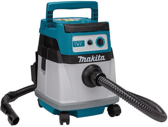 Makita Rechargeable Vacuum Wet / Dry with Plastic Bin 15lt