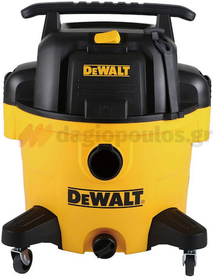 DEWALT Vacuum Wet / Dry 960W with Plastic Bin 34lt