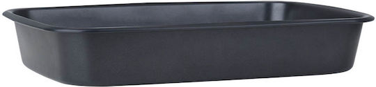 Sidirela Noir Aluminum Baking Pan with Non-Stick Coating 28.5x42cm
