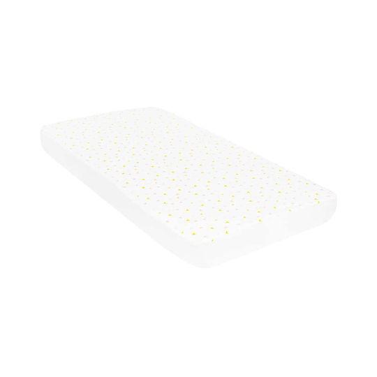 Kikka Boo Hearts Waterproof Baby Bed Mattress Protector Cotton With Elastic Straps 60x120x15cm