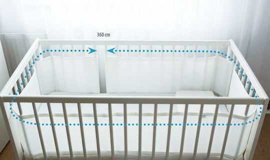 Aerosleep Mattress Protector 90x200 Βρεφικό Επίστρωμα Κούνιας με Φάσα 90x200εκ.
