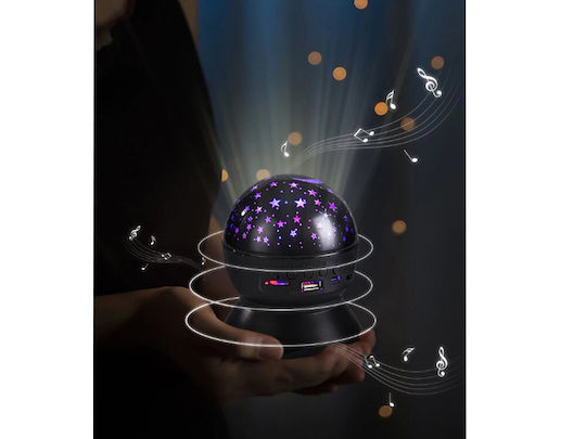 Verk Group Kids Projector Lamp with Star Projection Pink 13x11cm