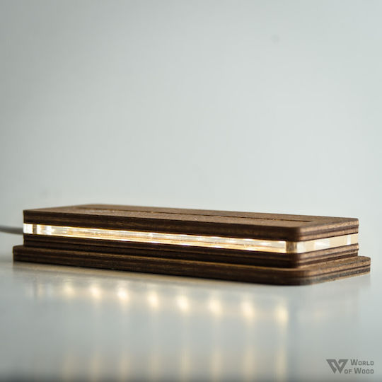 World of Wood LED Детско Декоративно Осветление Биберон Прозрачен
