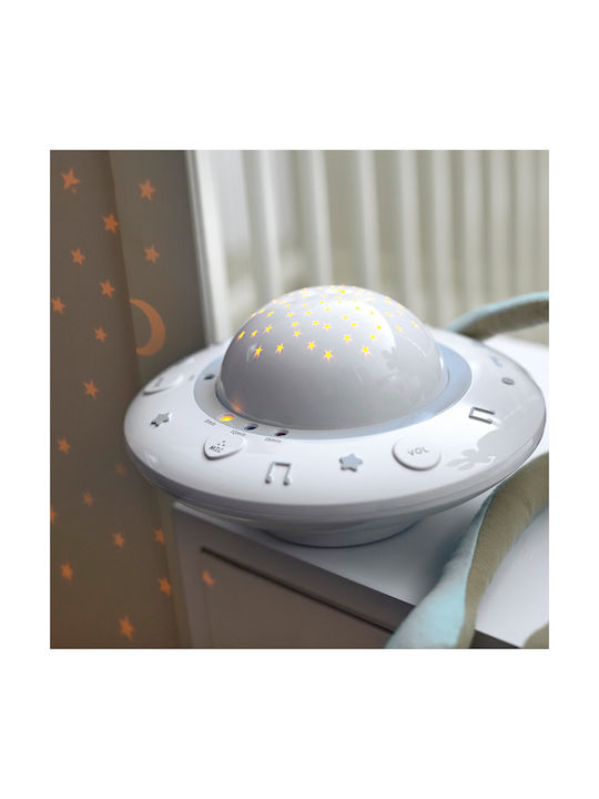 Alecto Baby Alecto Baby Led Kinder Tischlampe Projektor Weiß