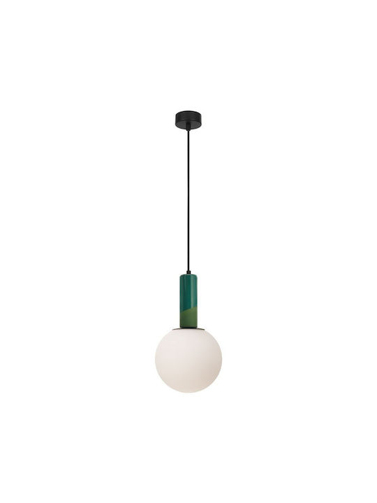 Zambelis Lights Green Ceiling Light with E27 Socket 20x20cm