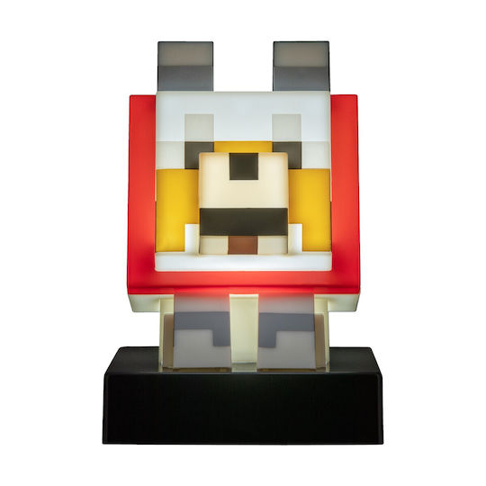 Minecraft Kids Decorative Lamp Red 3cm