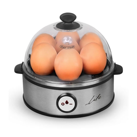 Life 7eggs Fierbător de Ouă 7 Locuri 360W Argint