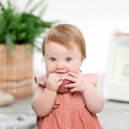 Cheeky Chompers Bandana Stoff mit Taste Rosa