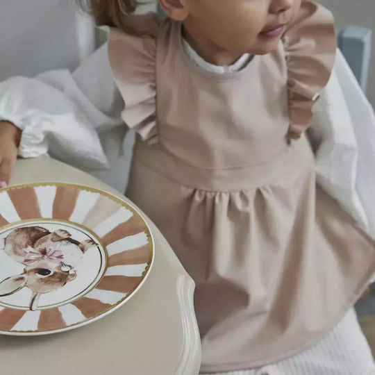 Elodie Details Ποδιά Πλαστική με Αυτοκόλλητο Blushing Pink