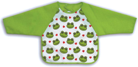 X-treme Baby Frog Waterproof Coverall Plastic with Hoop & Loop Fastener & Sleeves Green