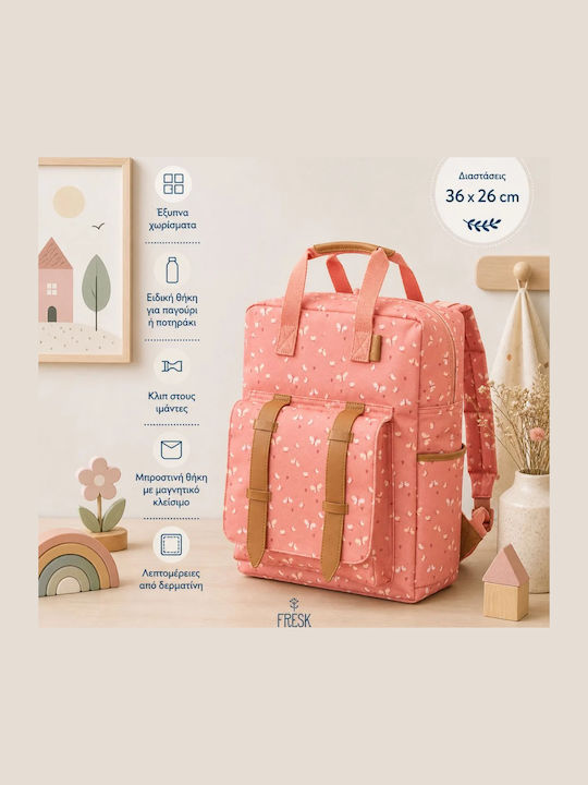 Fresk Kindergarten Pink Backpack School Bag