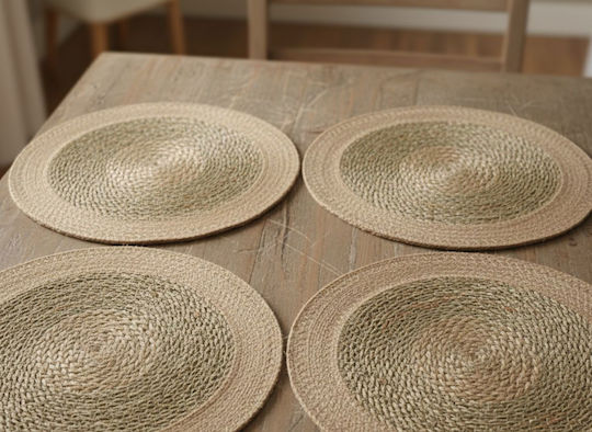 Polihome Σουπλά Rattan 35x35cm 4τμχ