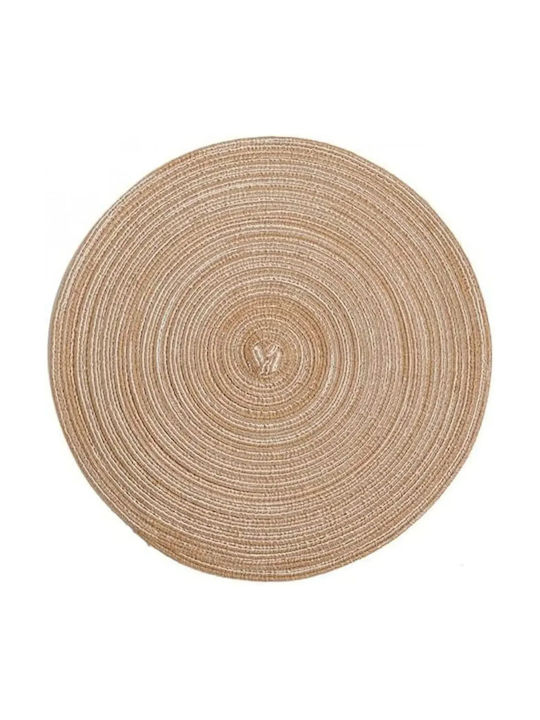 Lalos 4440 Placemat Round Wicker Blue 18cm 1pcs