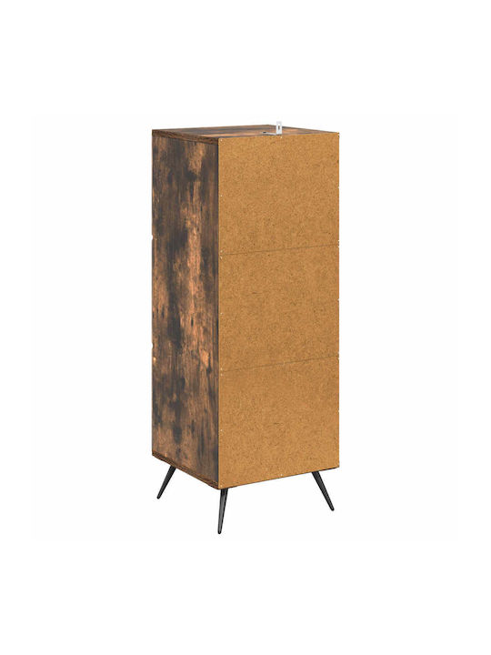 Wooden Storage Drawers with 3 Drawers L33xW34.5xH90cm