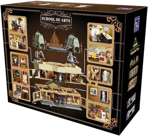 Pantasy School Arts Model Kit Building Block 3463 Pieces