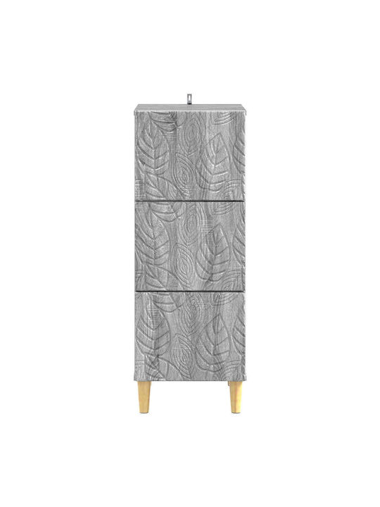 Wooden Storage Cabinet L33xW34.5xH90cm