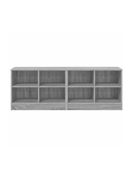 Wooden Storage Shelf Unit L66xW33xH48cm