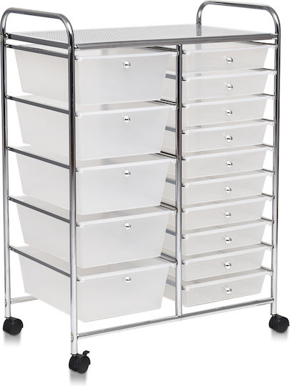 Costway Kleine Aufbewahrungsmöbel Schubladen M63xB37xH87cm