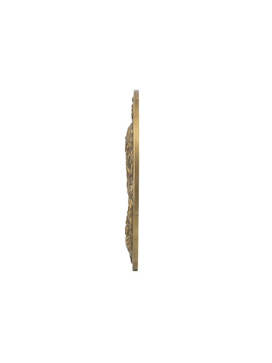Artekko Wall Decor Solis Gold Made of Metallic 55x4.2x40cm