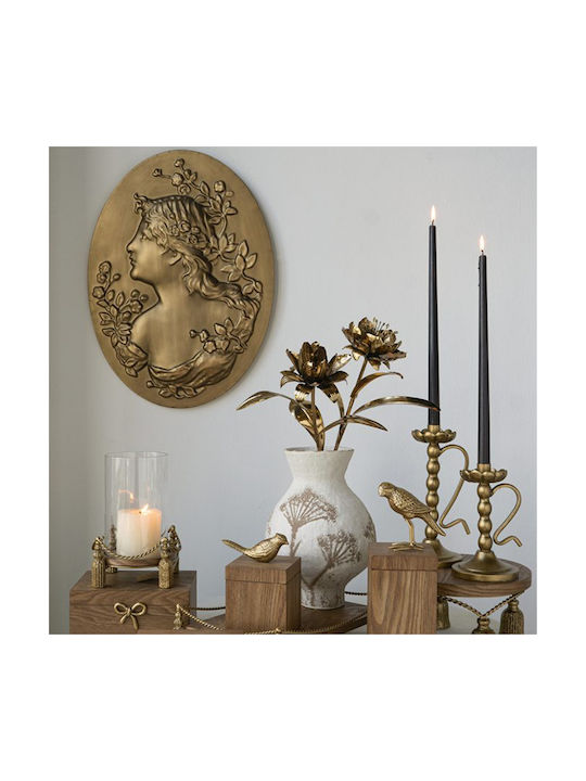 Artekko Wall Decor Solis Gold Made of Metallic 55x4.2x40cm