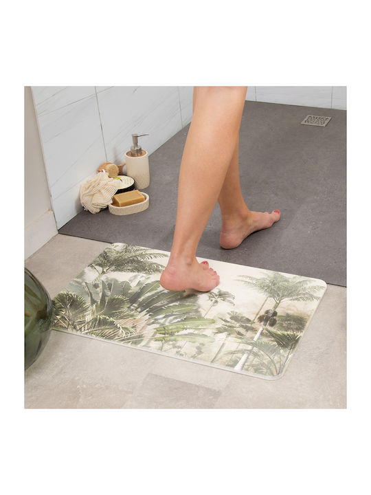 Non-Slip Bath Mat T-d Escape 7800776 Green 39x60cm