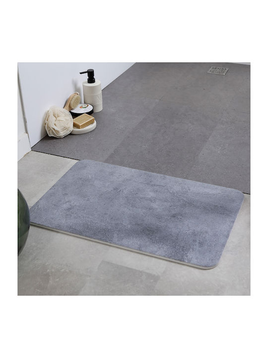 Неслизащо Бански килим Правоъгълена T-d Concrete 7800618 Concrete 39x60бр