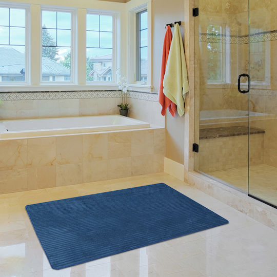 San Lorentzo Πατάκι Μπάνιου Sl8025-1 8025 Μπλε 50x80εκ. San Lorentzo Πατάκι Μπάνιου Sl8025-1 8025 Μπλε 50x80εκ.