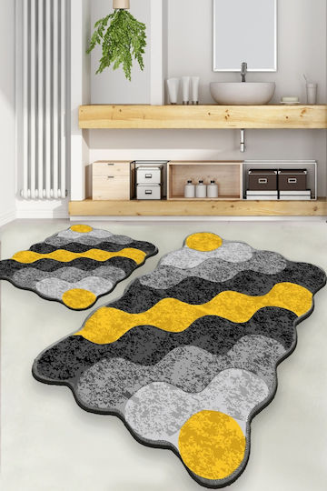 L'Εssentiel Maison Bath Mats Set Yellow 2pcs
