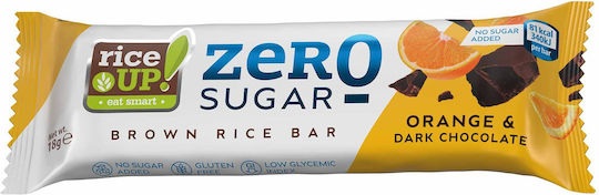 RiceUp Baton Energetic cu Ciocolată Neagră Fără Zahăr Adăugat 18g