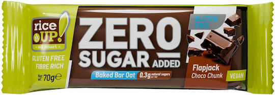 RiceUp Flapjack Bar With Chocolate No Added Sugar 70gr