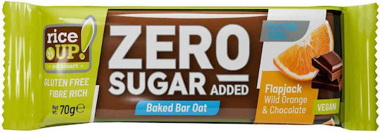 RiceUp Flapjack Bar With Chocolate No Added Sugar 70gr