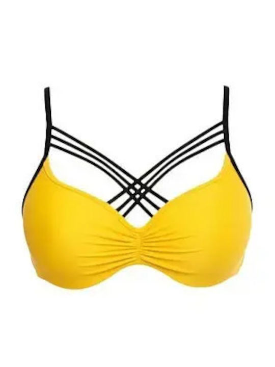 Peeka Bikini Σουτιέν με Ενίσχυση Σαφράν