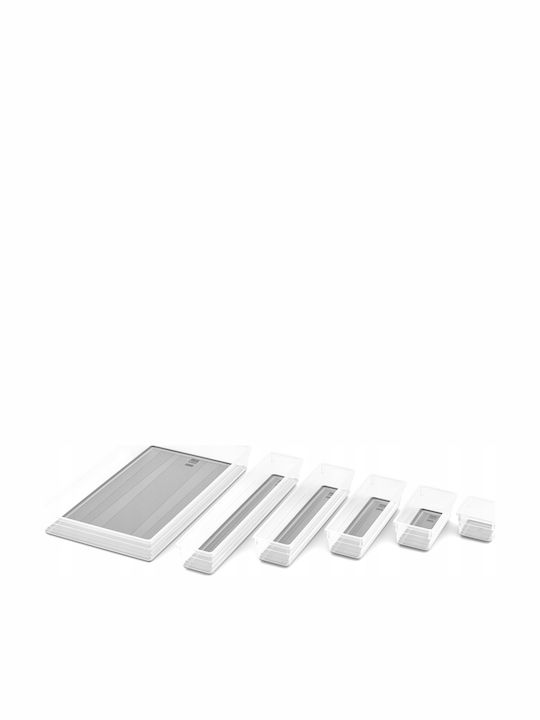 Kis Sistemo 6 Plastic Storage Box Transparent 15x15x5cm